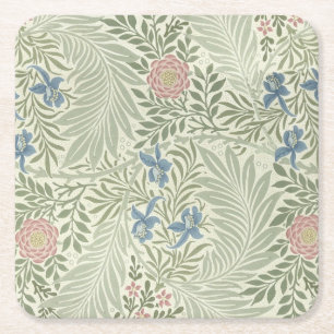 Porta-copo De Papel Quadrado William Morris Larkspur Floral Wallpaper