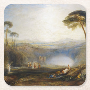 Porta-copo De Papel Quadrado William Turner - O Ramo Dourado