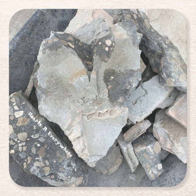 Porta-copo De Papel Quadrado Xisto Porta copos (Frente)