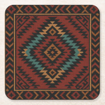 Zapotec Folk Art Geométrico Diamond Paper Porta co