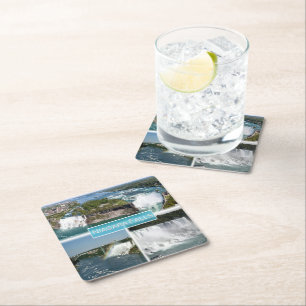 Porta-copo De Papel Quadrado zCA012 NIAGARA FALLS da ponte arco-íris,