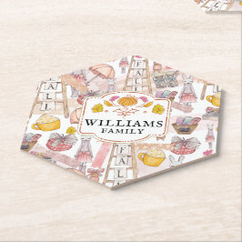 Porta-copo De Papel Quebra da Cobra de Aquarela pintada Personalizada