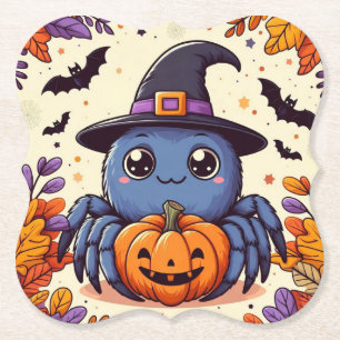 Porta-copo De Papel Queda/outono/aranha/bruxa/halloween