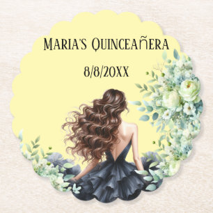 Porta-copo De Papel Quinceañera, comemoração de 15
