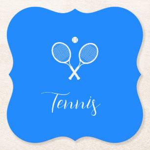 Porta-copo De Papel Rackets tênis e Ball Ultramarine Azul
