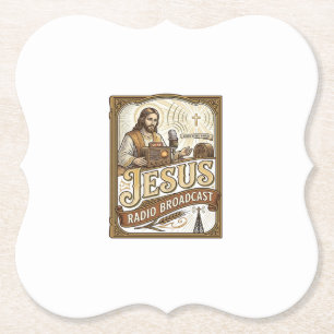 Porta-copo De Papel Rádio Jesus Transmissão Jesus Rádio Transmissão Cr