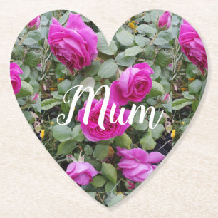 Porta-copo De Papel Rato de Mãe de Nascimento do Rosa de Vintage bonit