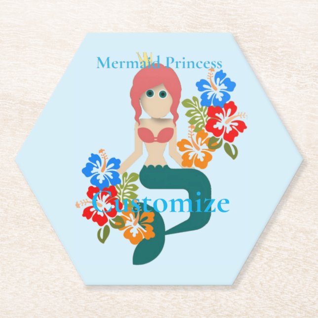 Porta-copo De Papel Red Hereid Princesa Thunder_Cove (Frente)