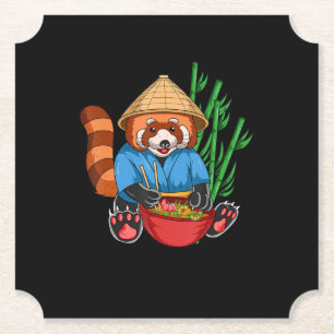 Porta-copo De Papel Red Panda Ramen Cook Men Mulheres Crianças Ramen G