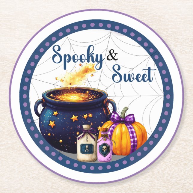 Porta-copo De Papel Redondo A Baby's Brewing Paper Coaster (Frente)