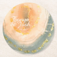 Água Coral Geodos Casamento Ágata