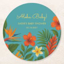 Aloha Bebê! Chique Baby Shower Tropical