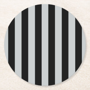 Porta-copo De Papel Redondo Alterar faixas de Cinza para qualquer cor Clique e