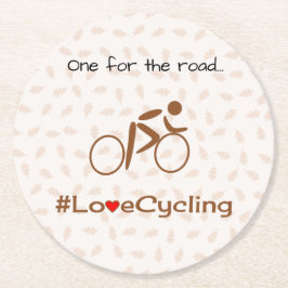 Porta-copo De Papel Redondo Amar marrom ciclista