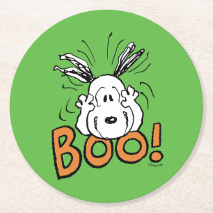 Porta-copo De Papel Redondo Amendoins  Snoopy Boo