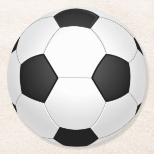 Porta-copo De Papel Redondo Apoios de Papel para Bola de Futebol