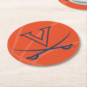 Porta-copo De Papel Redondo Basquetebol Virginia Cavaliers