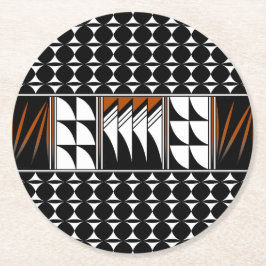 Porta-copo De Papel Redondo Bênçãos da pena sudoeste