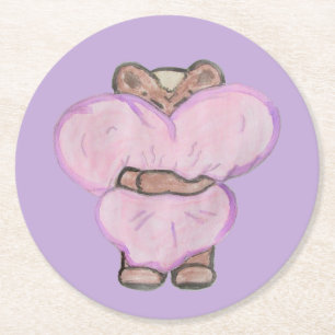 Porta-copo De Papel Redondo Big Bear Hug.