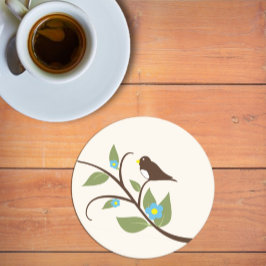 Porta-copo De Papel Redondo Bird