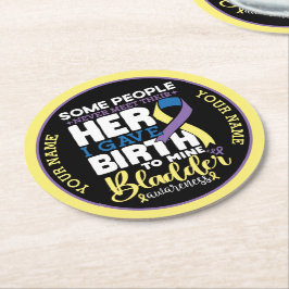 Porta-copo De Papel Redondo Bladder warrior Some People Never Meet Their Hero