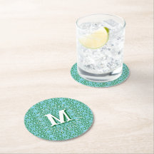 Boa Ripple em Verde + Aqua Personalizado