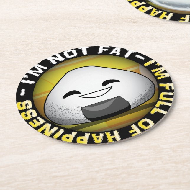 Porta-copo De Papel Redondo Bola rica japonesa (Angulado)