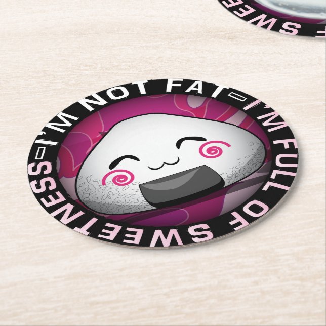 Porta-copo De Papel Redondo Bola rica japonesa (Angulado)