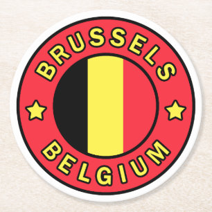 Porta-copo De Papel Redondo Bruxelas Bélgica