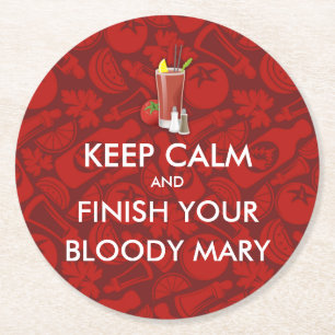 Porta-copo De Papel Redondo Calma - Maldita Mary
