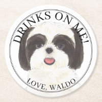 Casamento de Cachorro Negro e Branco Personalizado