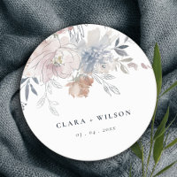 Casamento Floral de Cor de Água com Blush Chic