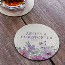 Casamento Floral por Aquarela de Lavanda Elegante