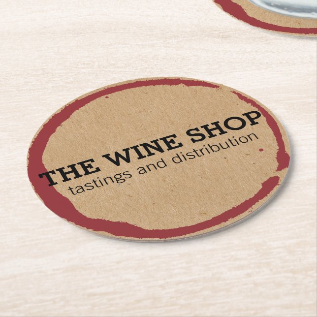 Porta-copo De Papel Redondo Castanho, castanho, (Angulado)