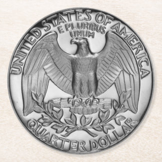 Porta-copo De Papel Redondo Caudas ajustadas da porta copos de um quarto