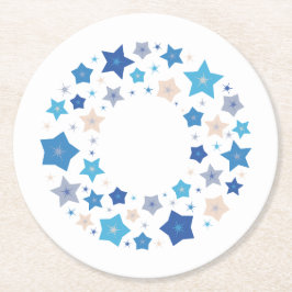 Porta-copo De Papel Redondo Celestial Waltz