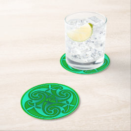 Porta-copo De Papel Redondo Celtic Art & Design Paper Coasters