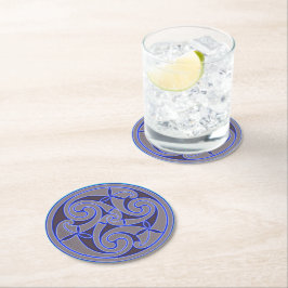 Porta-copo De Papel Redondo Celtic Art & Design Paper Coasters