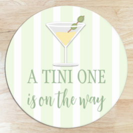 Porta-copo De Papel Redondo Chá de Bebê Tini One