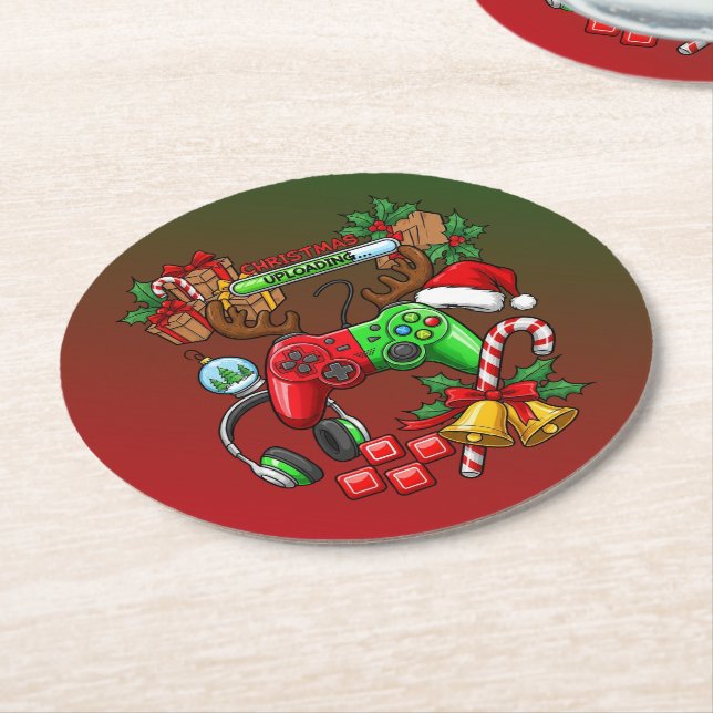 Porta-copo De Papel Redondo Christmas (Angulado)