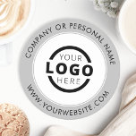 Porta-copo De Papel Redondo Cinza de logotipo de empresa com marca personaliza<br><div class="desc">Crie sua própria porta copos personalizada com o logotipo da sua própria empresa ou imagem personalizada. As portas copos personalizadas de promocional com o logotipo da sua empresa são excelentes para eventos de janto corporativo ou qualquer evento em que portas copos de marca sejam ideais. Se você tem um restaurante,...</div>