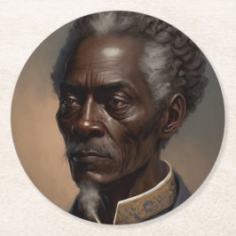 Porta-copo De Papel Redondo Cleon Porträt Gemälde