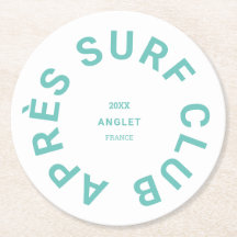 Clube Après Surf Turquesa Crest Social dos Surfist