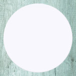Porta-copo De Papel Redondo Cor Sólida Branca do Fantasma<br><div class="desc">Cor Sólida Branca do Fantasma</div>