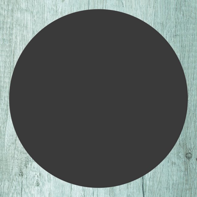 Porta-copo De Papel Redondo Cor Sólida Preta da Eerie (Criador carregado)