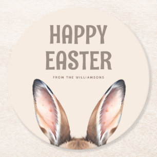 Porta-copo De Papel Redondo Cotovelo da Páscoa coxa de Aquarela Moderna Person