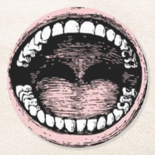 Porta-copo De Papel Redondo Dentist Party Novelty