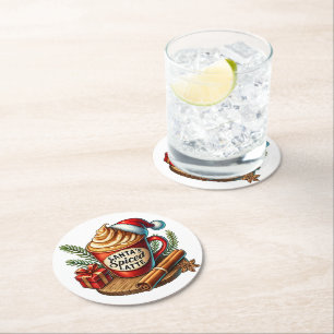 Porta-copo De Papel Redondo Design de sublimação do café quente