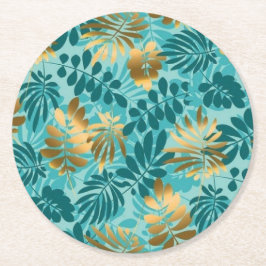 Porta-copo De Papel Redondo Dessous-de-verre en papier