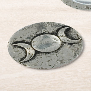 Porta-copo De Papel Redondo Deusa Tripla